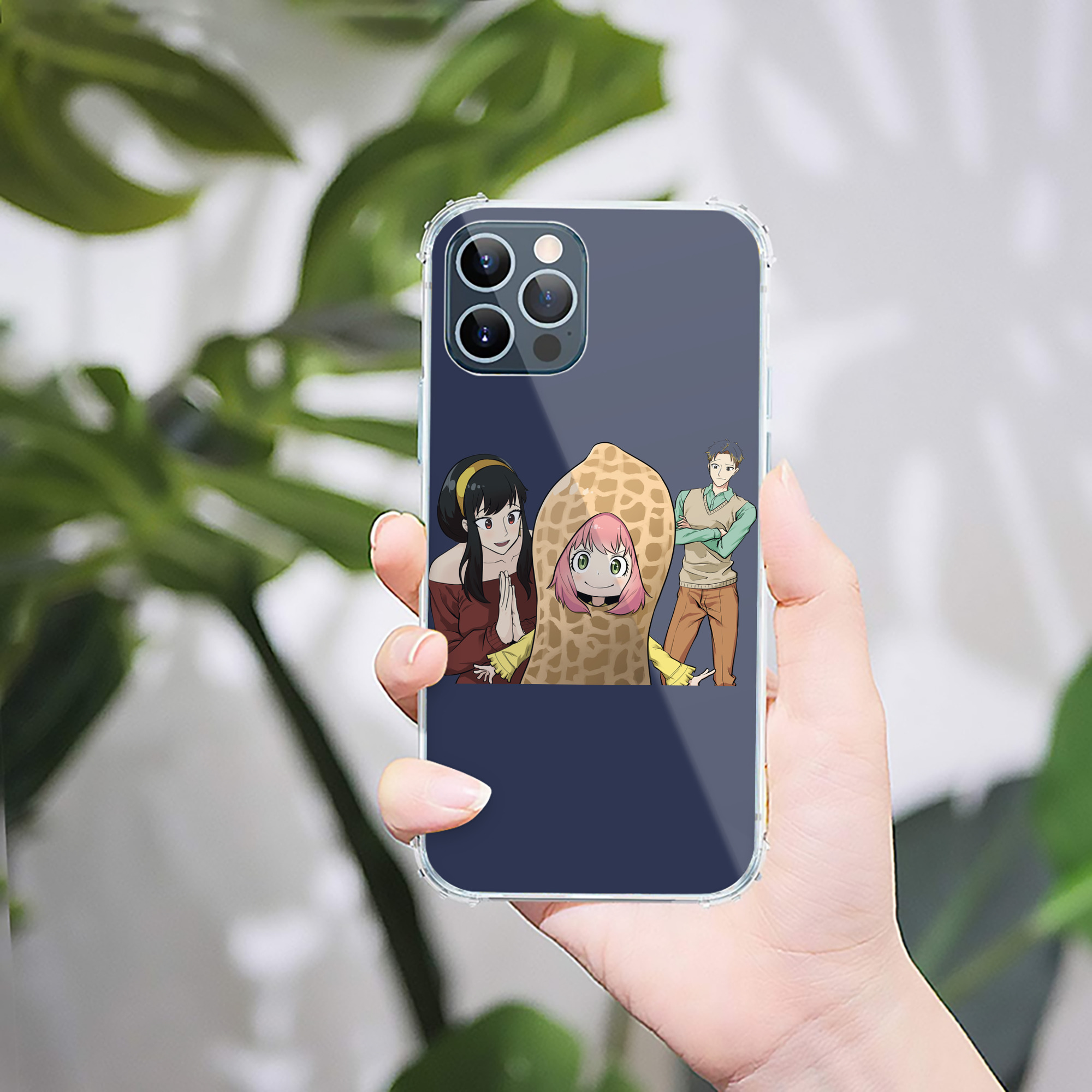 （画像用） SPY×FAMILY间谍家家酒 【iPhone 12シリーズ対応】透明スマホケース（クリアソフトケース）
